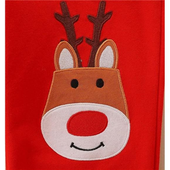 Boys & Girls Sweatpants Cute Embroidery Christmas Pants Available for 2-7Years - Picture 4 of 5